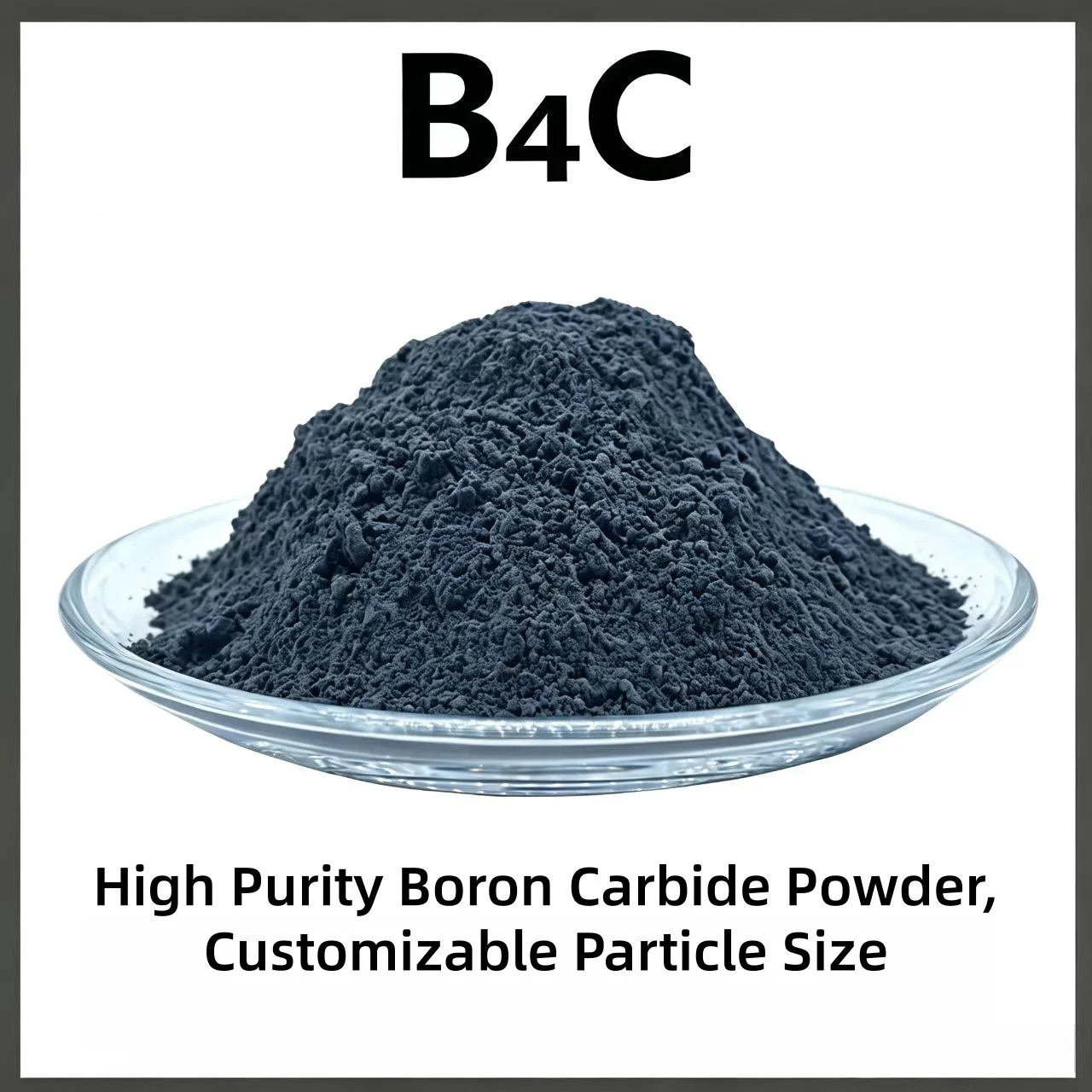 Ultrafine Boron Carbide Powder B4C High-Purity Research-Grade Micro Grinding Material for Scientific Research Experiment