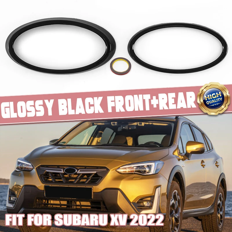 Vorne Hinten Auto Logo Emblem Abzeichen Ring Dekoration Abdeckung ABS Auto Aufkleber Zubehör Fit Für 2022 + Subaru XV Forester Outback – Detail 17
