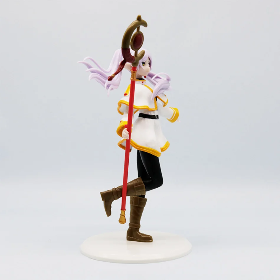 oltre il fine del viaggio Frieren seduta Anime Figure Modello in PVC Collezione di statue Action Figures Noodle Stopper
