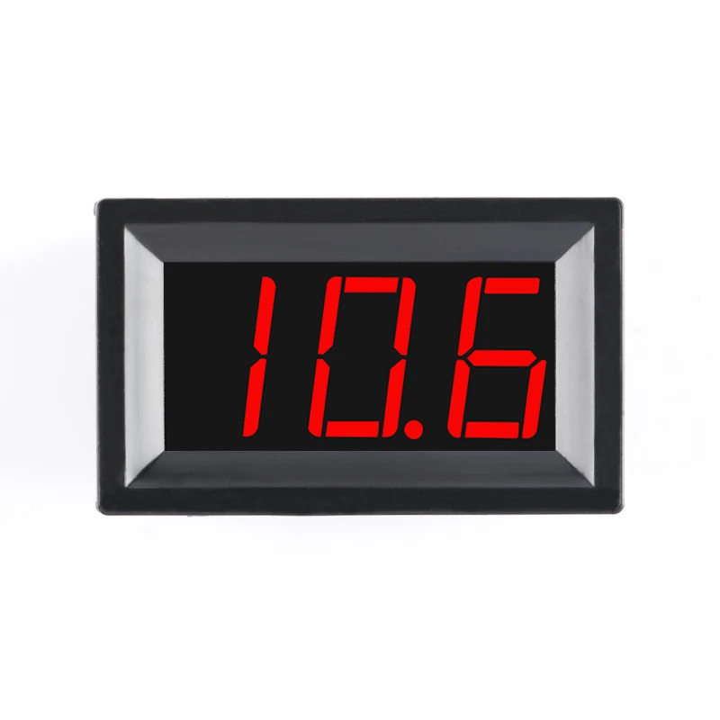 DC Digital Upper and Lower Limit Alarm Voltmeter High Low Voltage Prompt XH-B105  High-precision Display Meter Red Digital Tube