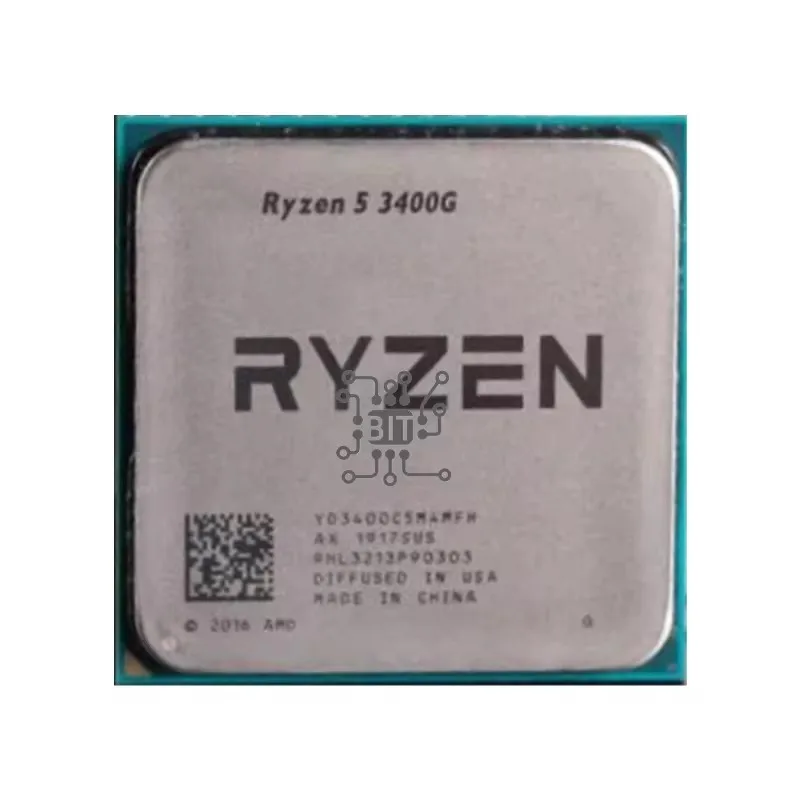 

Ryzen 5 3400G R5 3400G 3.7 GHz Quad-Core Eight-Thread 65W CPU Processor YD3400C5M4MFH Socket AM4