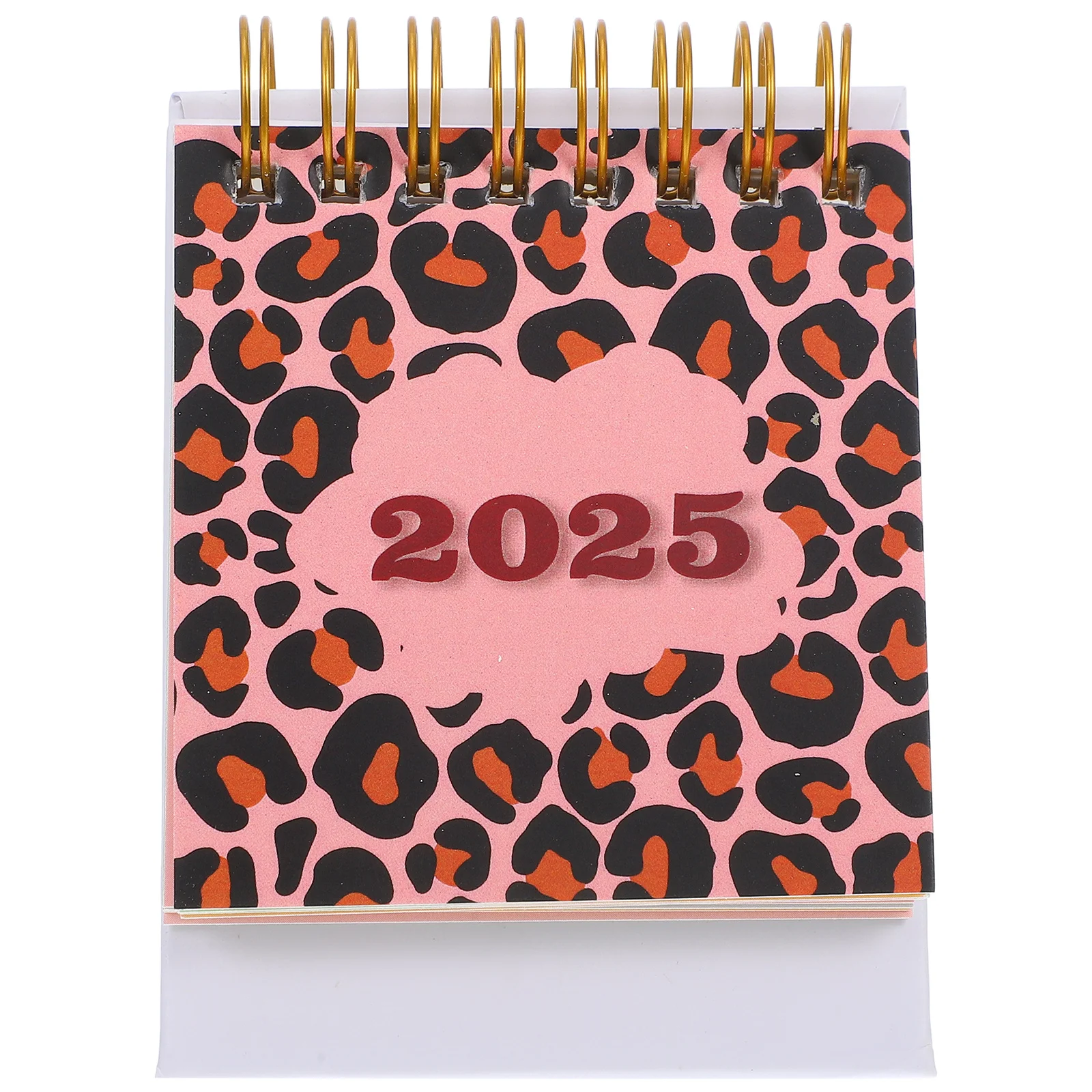 

Шикарный мини-настольный календарь на 2025 год, планировщик лунного года, стоячий настольный календарь, стильный офисный органайзер, ежедневник на 2025 год