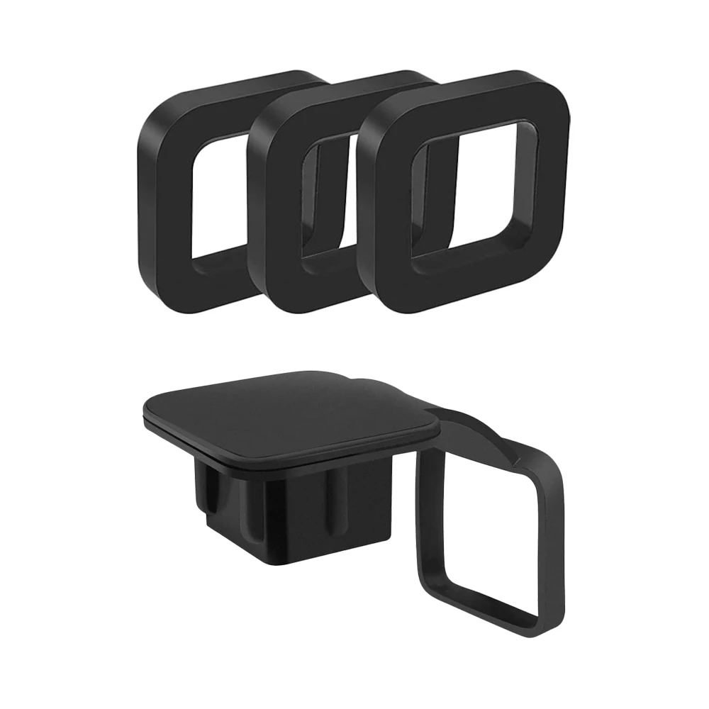 

Крышка приемника, крышка буксировочной заглушки, резиновая 2-дюймовая сцепка прицепа, набор шумоподавляющих накладок, черный для Toyota PT228-35960-HP