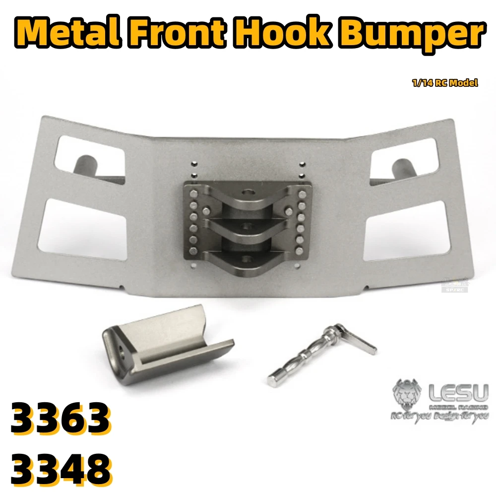 

Передний бампер с крючком G-6130 для 1/14 Tamiya RC AROCS 3363 3348, инженерная модель, игрушечный самосвал с дистанционным управлением, детали для автомобиля «сделай сам»