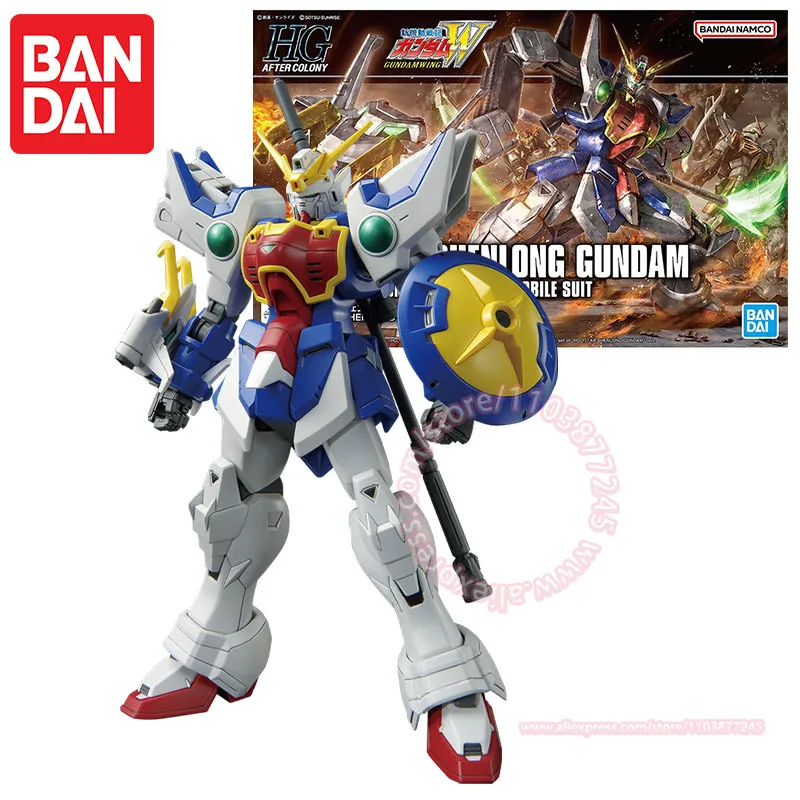 

BANDAI XXXG-01S SHENLONG GUNDAM HGAC 1/144 подвижная кукла в сборе, игрушка, настольный орнамент, украшение, периферийная модель, модная фигурка