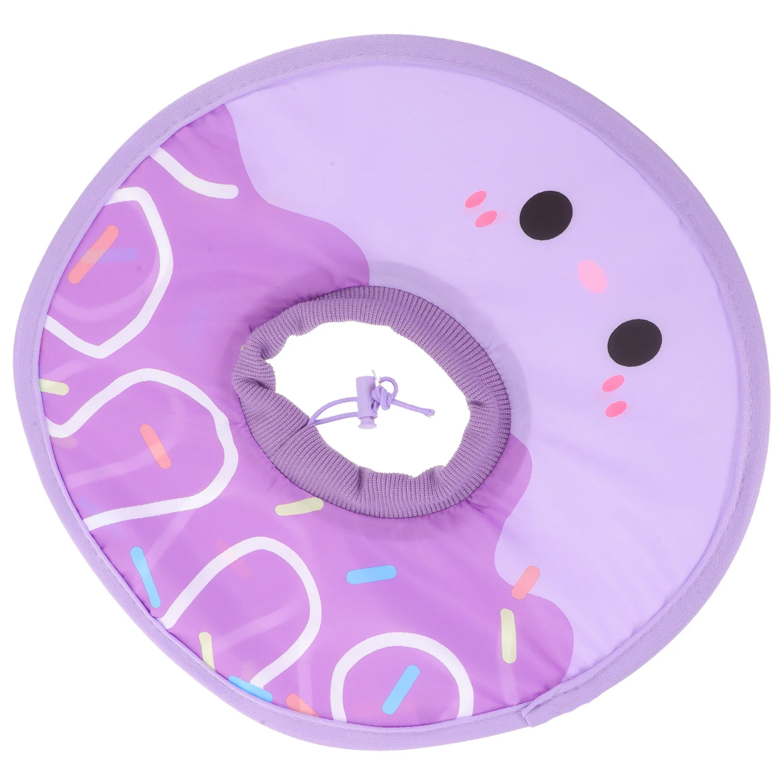 

Adjustable Pet Recovery Collar Soft Protective Donut Neck Cone Anti-Licking Elizabethan Collar for Dog Cat Post Surgery