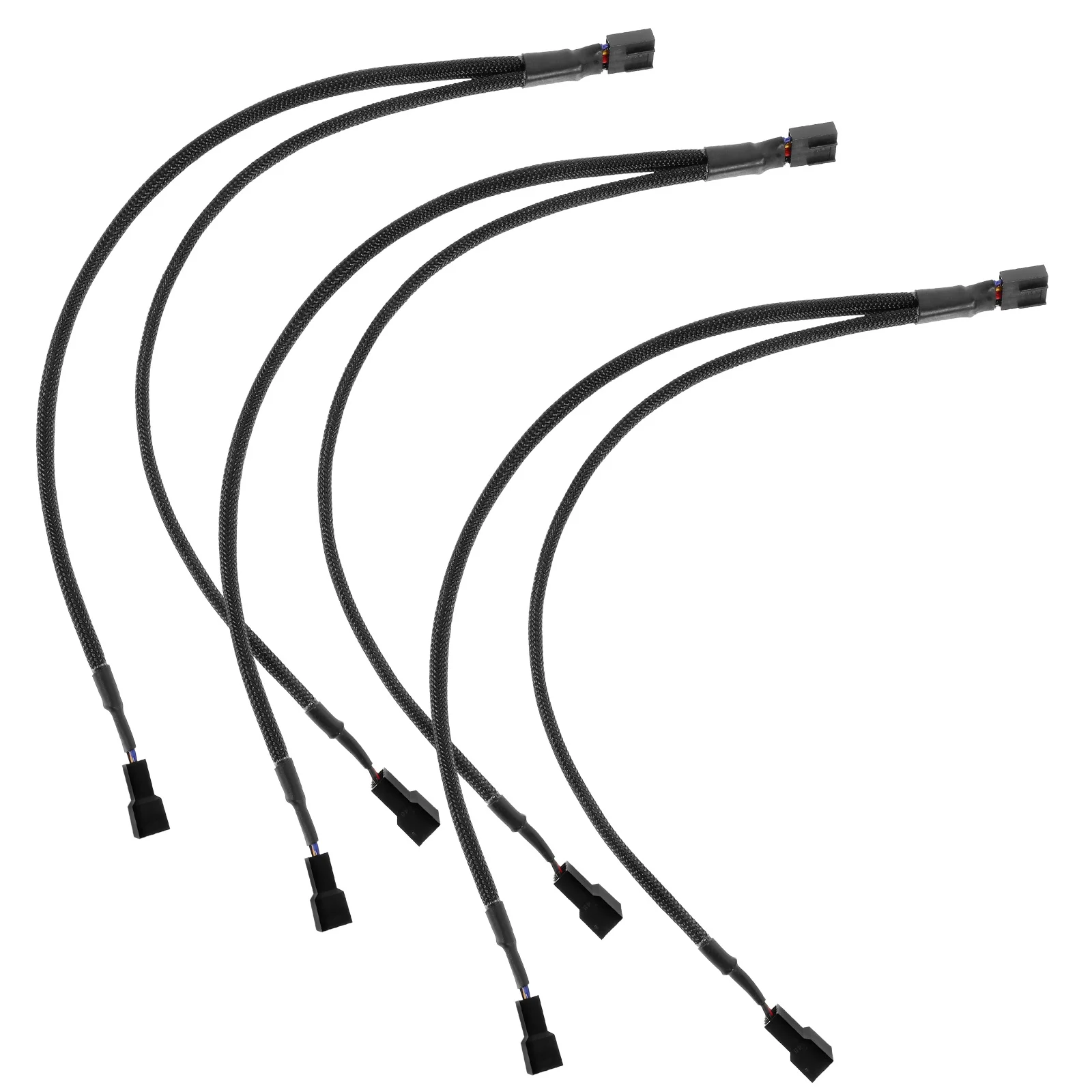 3 قطعة 4 دبوس وحدة المعالجة المركزية الفاصل كابل موثوق اللوحة الأم موصل الطاقة سهلة التركيب كفاءة تبديد الحرارة #5