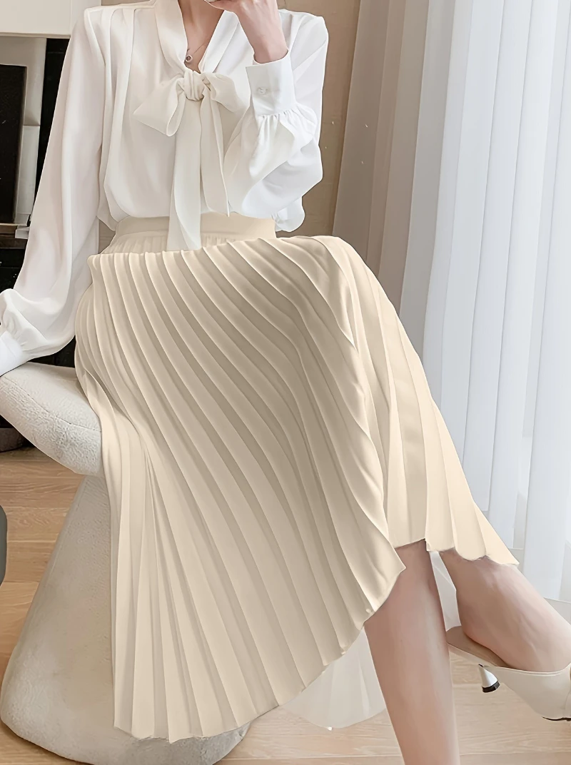 Fashion Elegant Pleated Skirt for Women  Vintage Saias Party Goth Skirts r Casual  Harajuku Streetwear