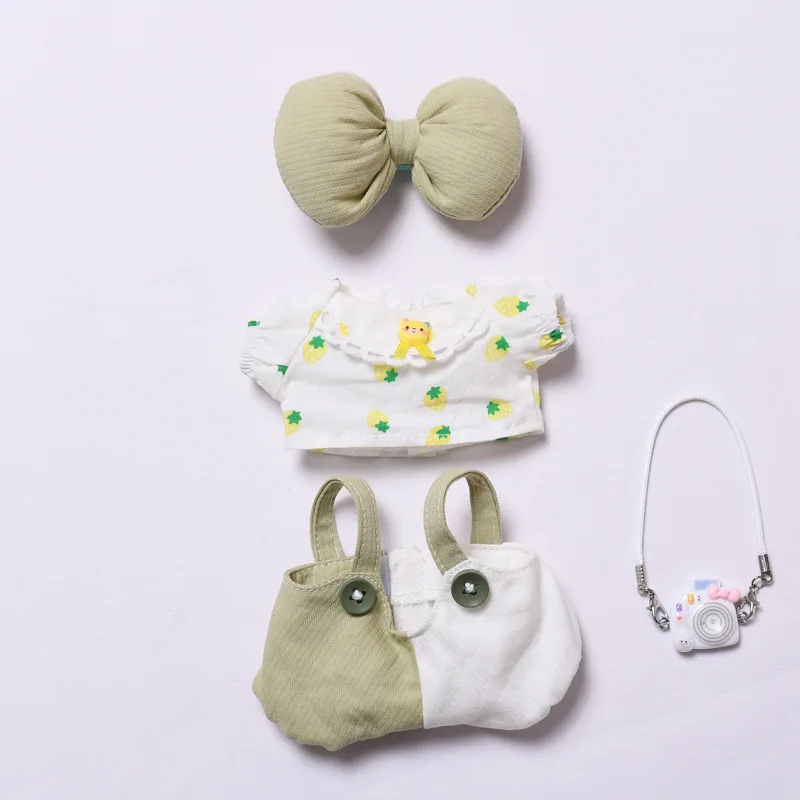 Trendy Casual Suit for 17cm Labubu Outfit Mini Doll’s Clothes Multi Style Ropa Labubu Cute Doll Accessories