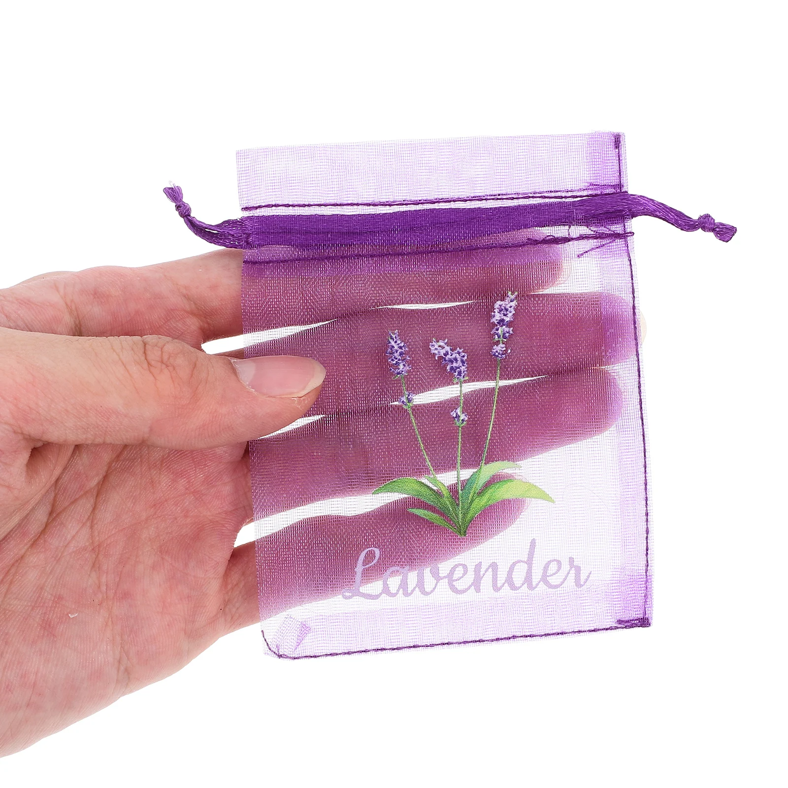 

20pcs Lavender Sachets Drawstring Bags Empty Organza Pouches Sachet Empty Bags Organza Gauze Bags multiuse wedding party favors