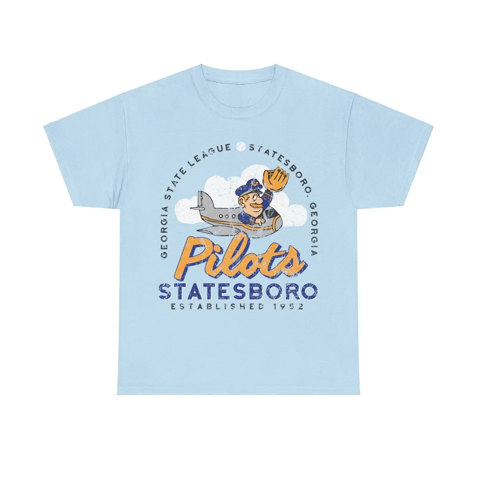 Statesboro Pilots Est 1952 Georgia Baseball T shirt