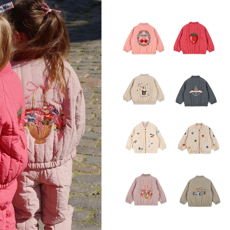 

Children's Cotton Jacket 2025 Fall Winter Cartoon Fashion Coat for Boys And Girls Warm Korean Style Kids' Clothing