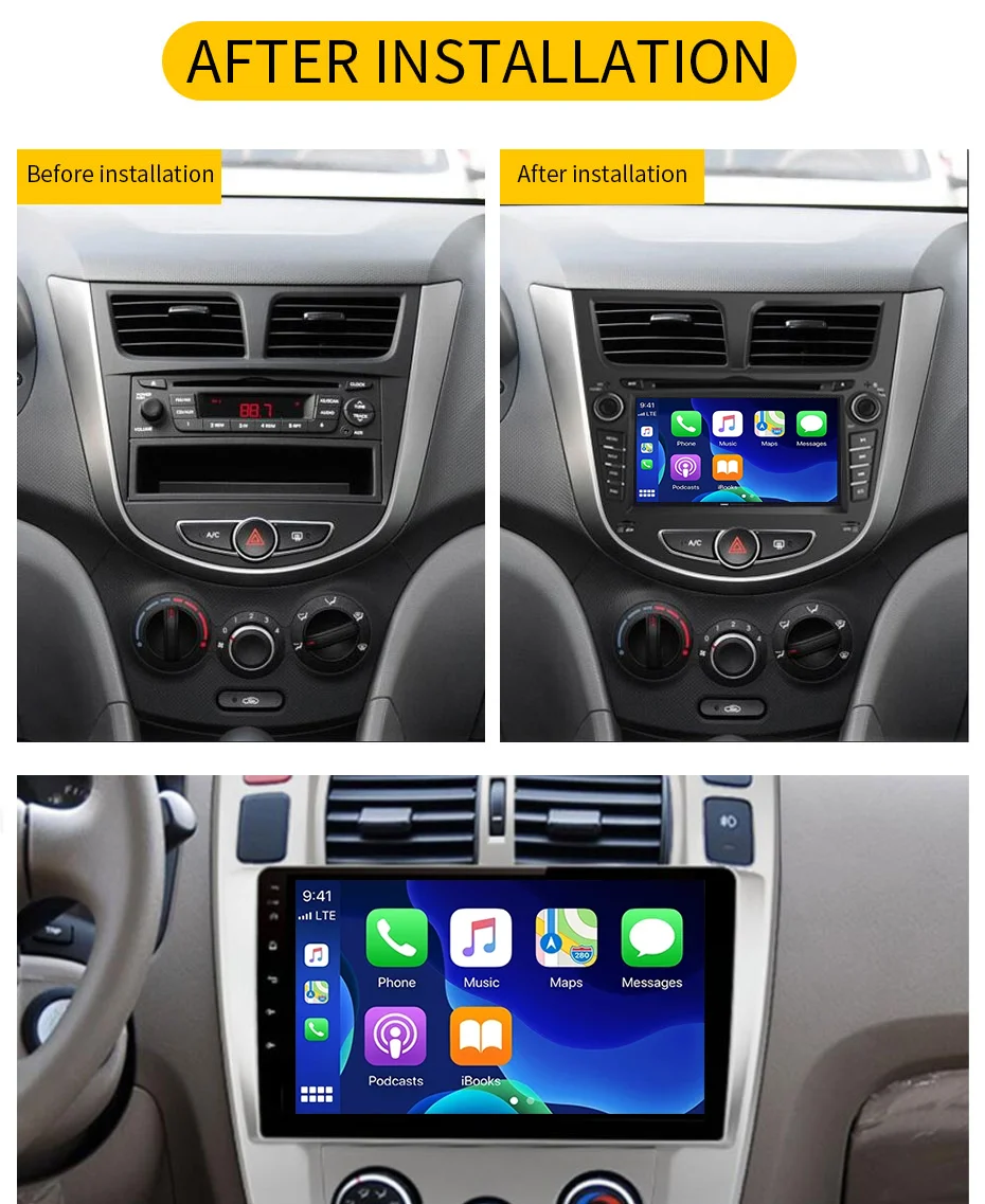 Android 13 For Honda Spirior 2015 Multimedia Car Monitor Autoradio Video Player Touch Screen GPS Navigation Stereo Carplay Radio