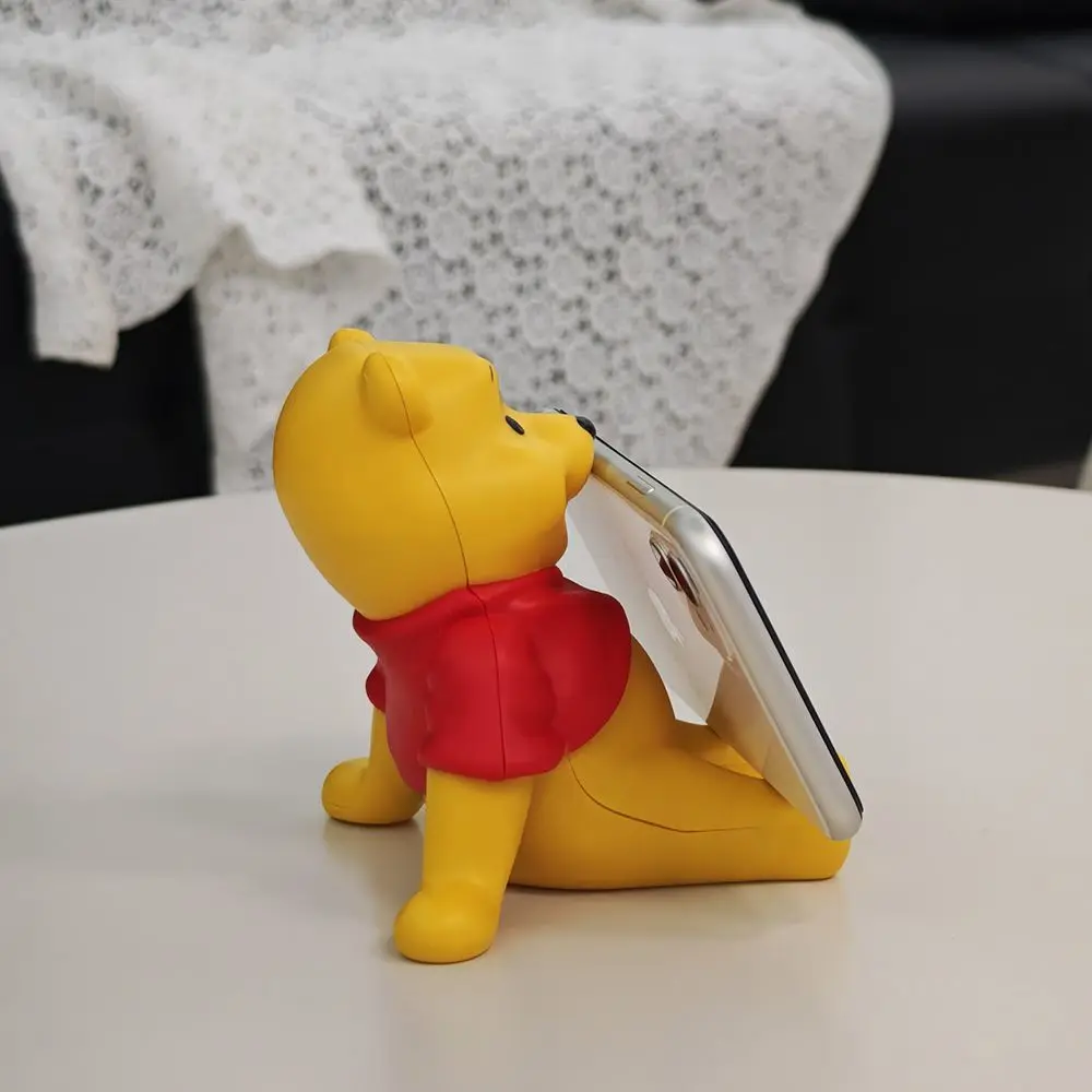 حامل هاتف ويني ذا بوه أنيمي لطيف كسول الدب مكتب ديكور شخصية كرتونية هدية حامل #5