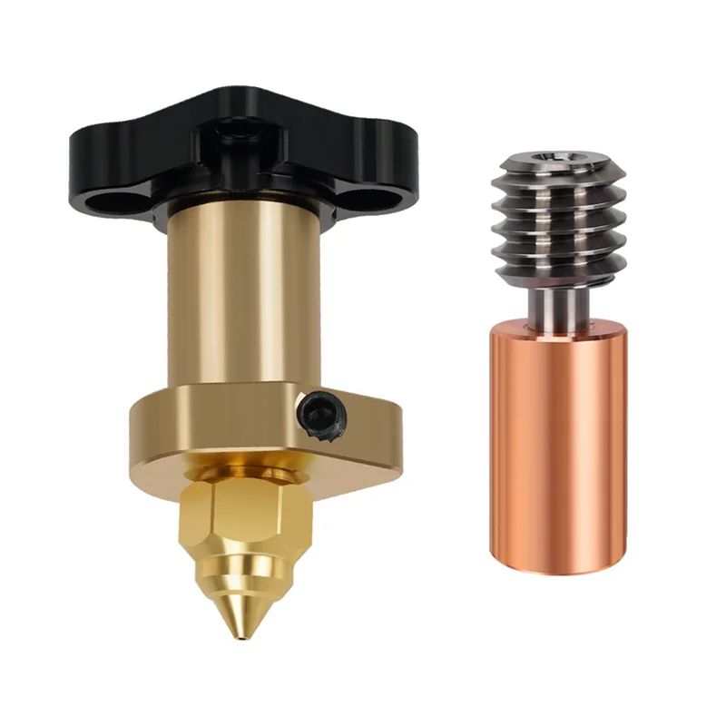 

GW-Для Creality K1 / K1 Max Hotend Нагревательный блок Сопло 300 ° Высокоскоростной экструдер C для обновленных запасных частей Creality K1