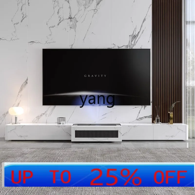 

LH Simple Modern Hidden TV Cabinet Electric Retractable Smart Short Throw Projector Floor Cabinet