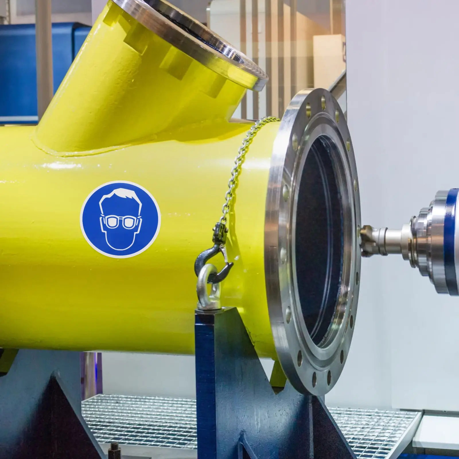 2 pçs usar óculos de proteção decalque logotipo adesivos de unhas pp material de papel sintético óculos