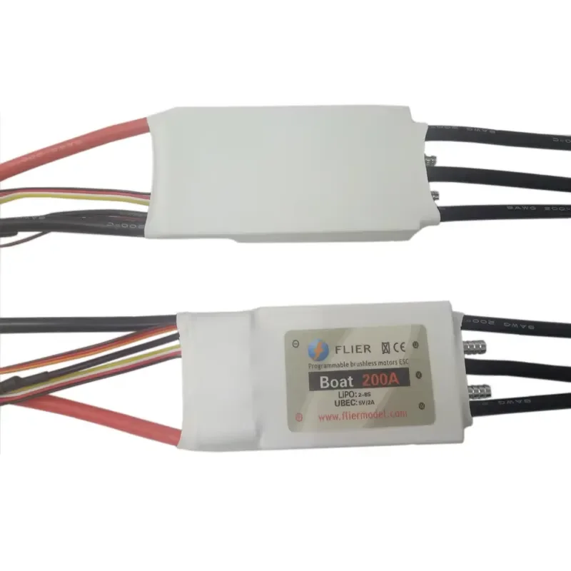 Factory Direct 8S 200A 5V 2A ESC Brushless Motor Controller for Remote Control Single Boat Catamaran Jet Surfboard