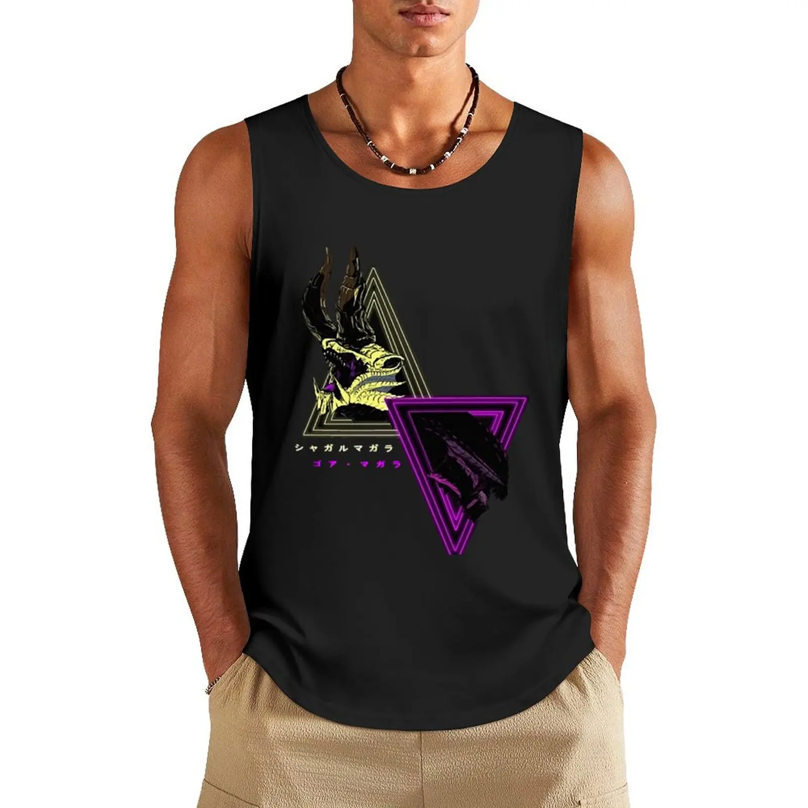 

shagaru / gore magala Tank Top gym clothes for man t shirt gym sports suits