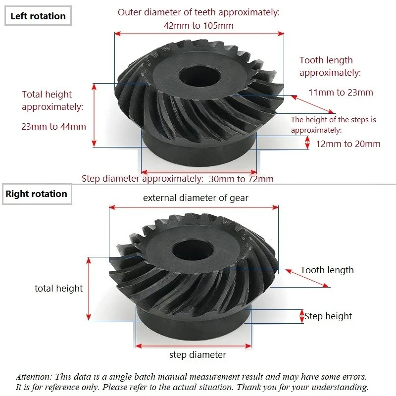 45# Steel 90 Degree Tapered Wheel 2M/2.5M/4M/Model 3 Pinion Pilot Bore Helical Spiral Bevel Gear 20T/25T/30T