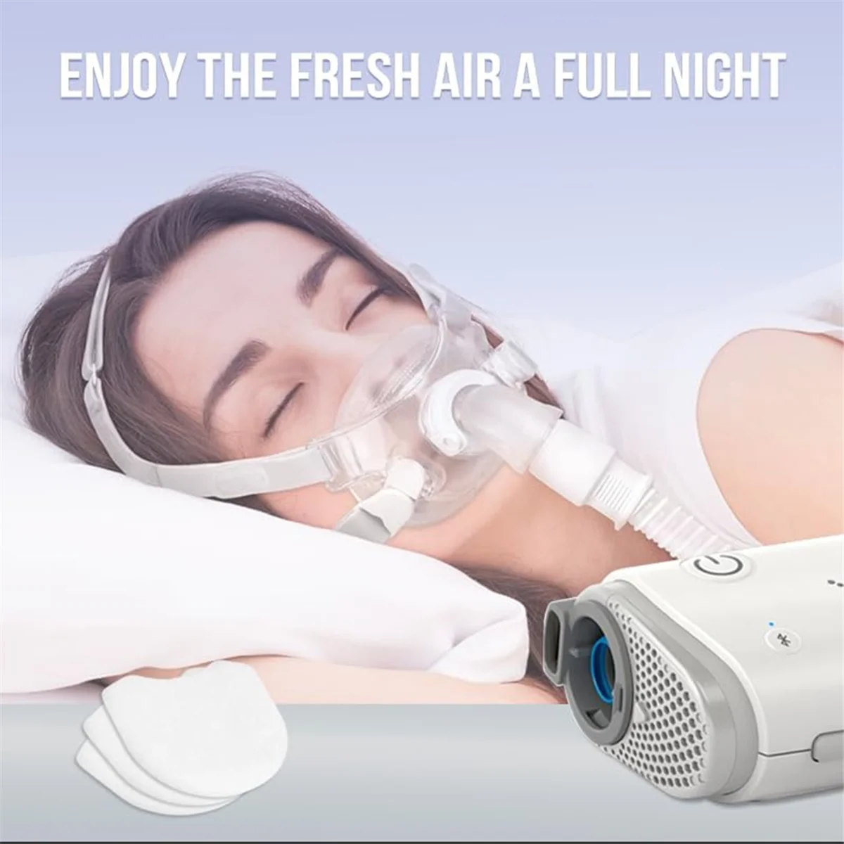 

BAAQ 30 шт. Фильтры для AirMini - Комплект фильтров CPAP для машины AirMini CPAP