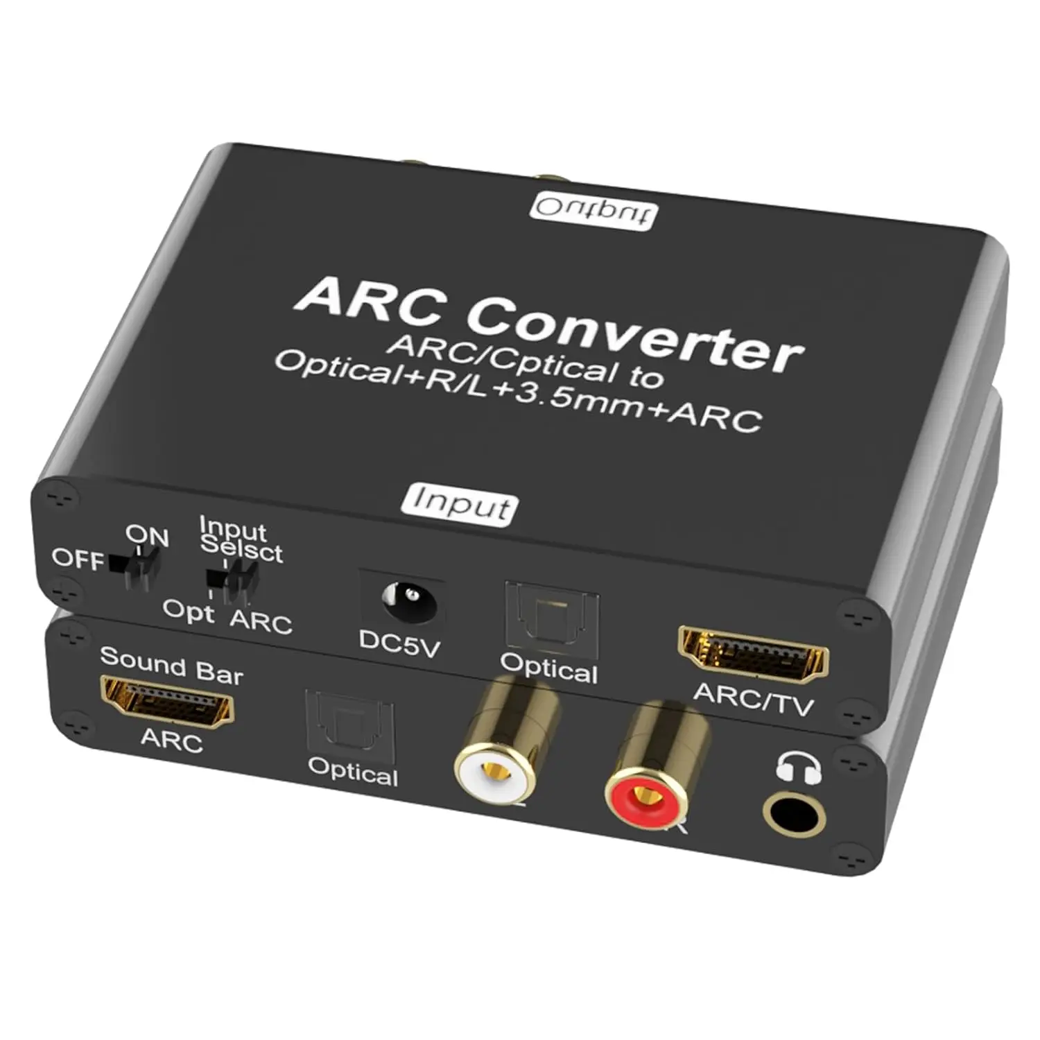 192Khz ARC Audio extractor HDMI ARC Return Extractor DAC Converter ARC SPDIF Optical to Optical 3.5mm L/R Stero Audio Extractor