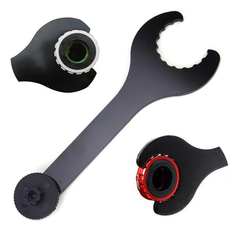 Bicycle Install Spanner  Hub Cone Portable Bike Repair Tool BB Bottom Bracket 2 Wrench Bicycle Crankset Install Kit tools