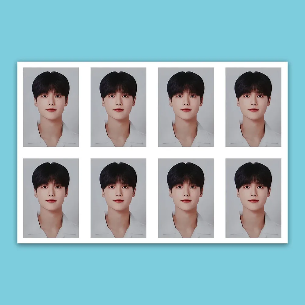 KPOP ATEEZ 1inch Card Photo Cards WOO YOUNG JONG HO HONG JOONG SEONG HWA Fans Collection Gifts Photocards