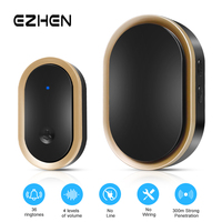 Wireless Doorbell For Home Waterproof Door Bells 300M/1000 Ft Range US EU Plug 36 Melodies 4 Adjustable Volume Door Chime Kits
