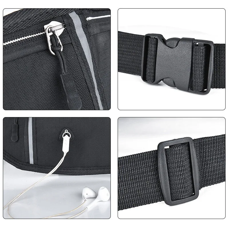 Riñonera deportiva para correr, bolso para teléfono móvil, paseo al aire libre, riñonera Invisible antirrobo para mujer, nuevo bolso cruzado resistente al desgaste