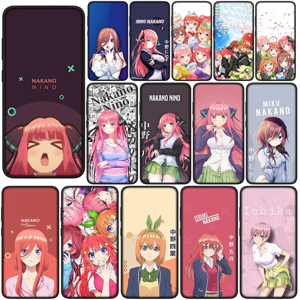 Nakano Ichika Miku Itsuki Nino Yotsuba Phone Cover for OPPO A17 A15 A16 A17K A16K A53 A54 A96 A95 A94 A74 A78 A58 A38 A57 Case