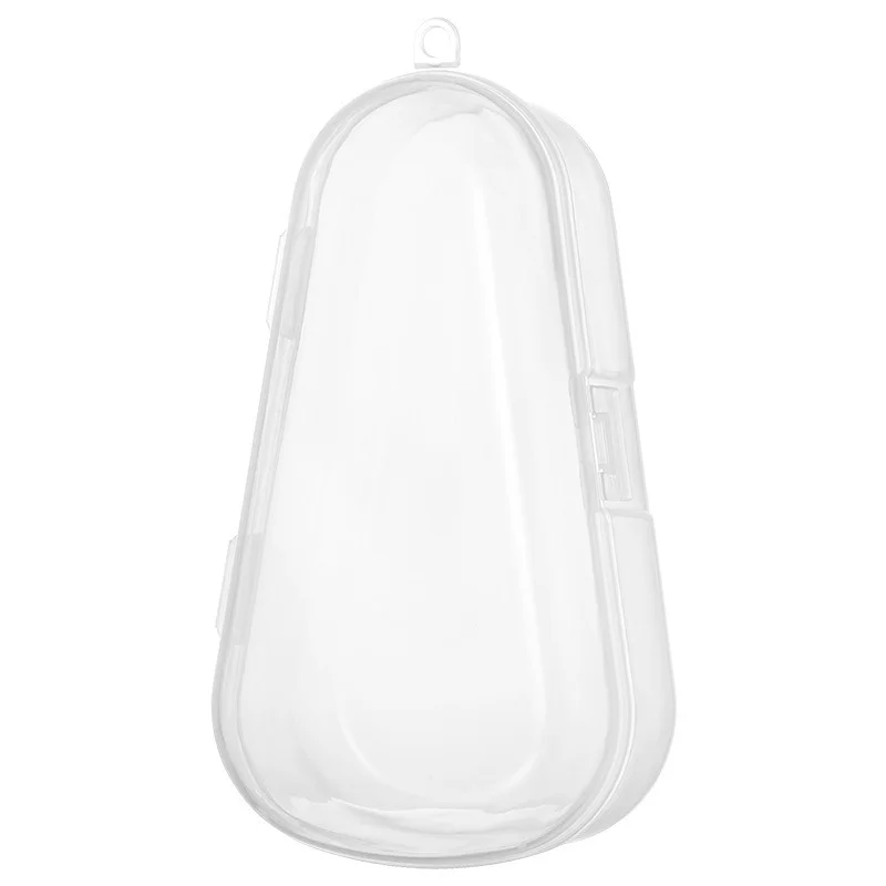 1Pc Transparant Lege Plastic Box Voor Baby Bijtring Tepel Nasale Monddouche Opbergdoos Kinderen Kids Geneeskunde Snoep Opbergdoos