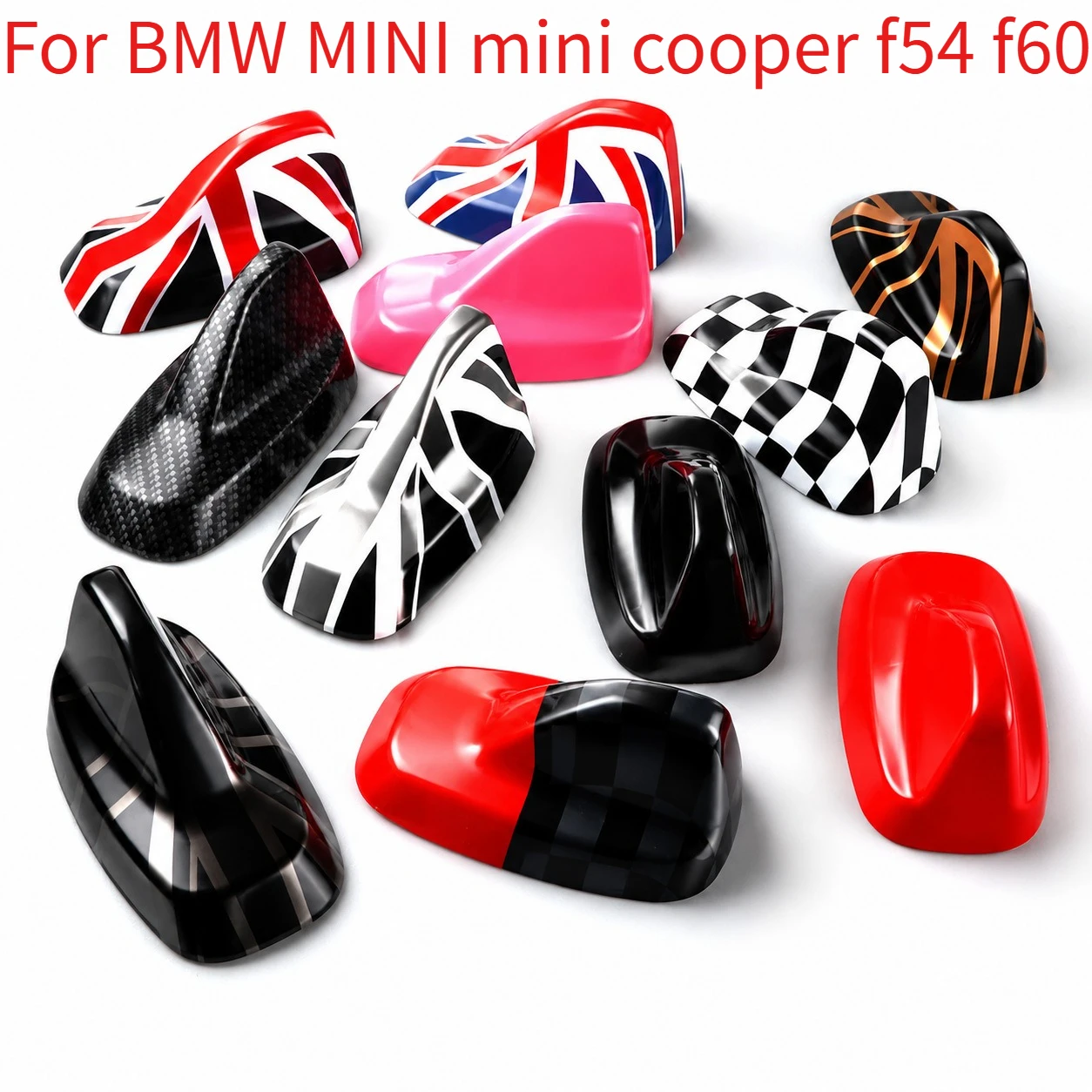 For BMW MINI Mini Cooper F54 F60 Roof Antenna Decorative Shell British Union Jack Modified Sticker Interior Accessories Moulding