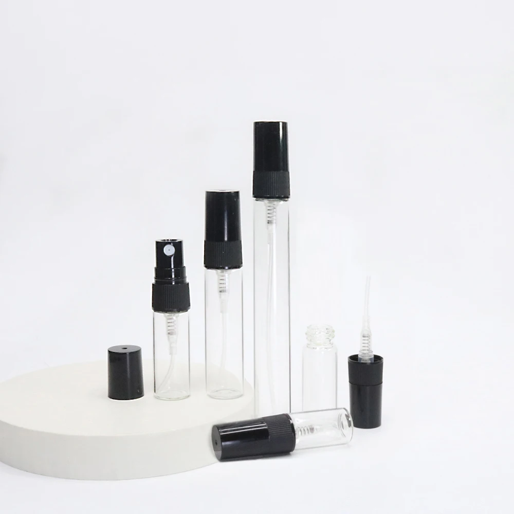 8 قطع 2 مل زجاجة رذاذ زجاجية، زجاجة عطر محمولة 3 مل، حاوية مستحضرات تجميل فارغة قابلة لإعادة الملء 5 مل، زجاجة سفر كولونيا 10 مل