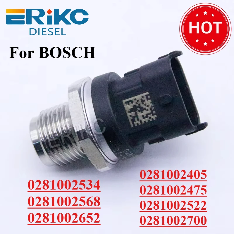 0281002534 0281002568 0281002652 حاقن الضغط العالي مستشعر الديزل 0281002405 0281002475 0281002522 0281002700