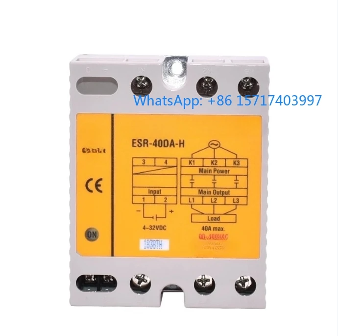 

Three phase solid-state relay thyristor E-S-R-40DA/25/60/80/100DA-H AA