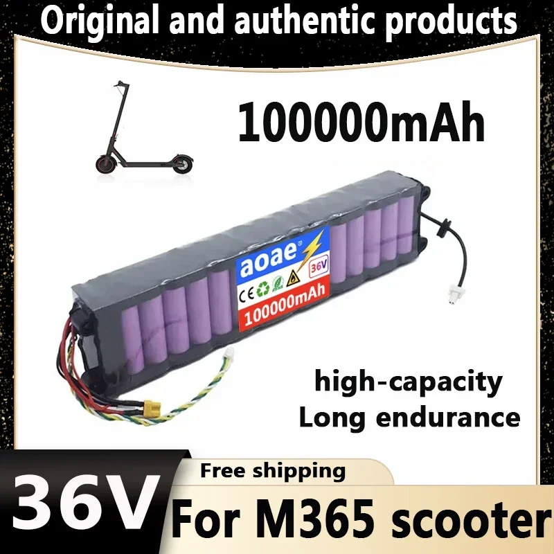 

original 36V 100Ah battery is suitable for the M356 Pro dedicated battery pack. The lithium-ion battery has an ultra long range