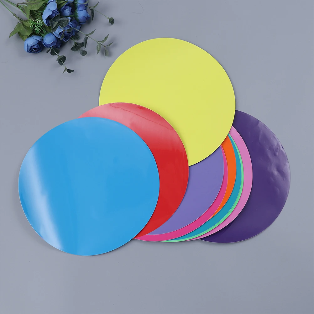 

20Pcs Dry Erase Dots Adhesive Backing Rip-Resistant Easy to Erase Wall Stickers Safe for Children Multi-Use Home School Office