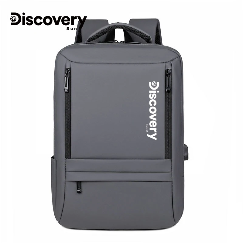 DISCOVERY-SUN Laptop Backpack Anti-theft Waterproof School Backpacks USB Charging Men Business Travel Bag Backpack New Design