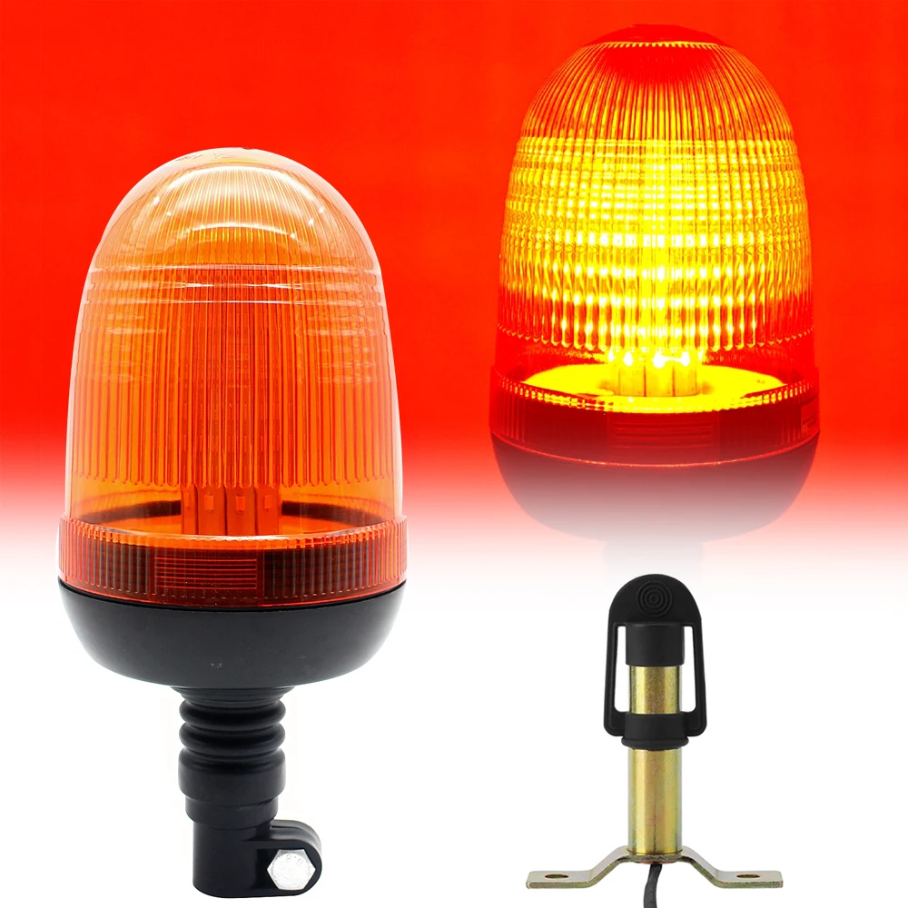

80 LED 9-30V Emergency Strobe Light Warning Beacon Rotating Light Flashing Light Car Truck Police Agco Tractor Accessories