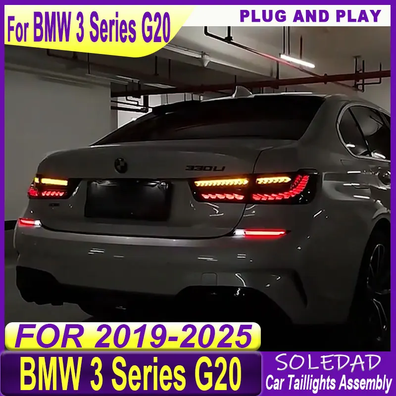 Car Tail Light For BMW G20 G28 3 Seires 2019-2024 LED Car Tail Lamps LED DRL Dynamic Turn Signal Light 320i 325i LED Taillights