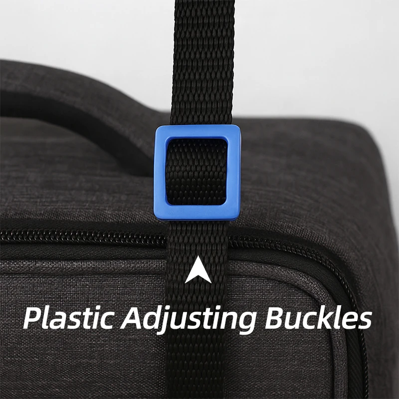 

50/100Pcs 10mm Plastic Buckle for Backpack Straps Tri-glide Slider Webbing Adjust Clasp Pet Collar Loops Hook DIY Bags Accessory