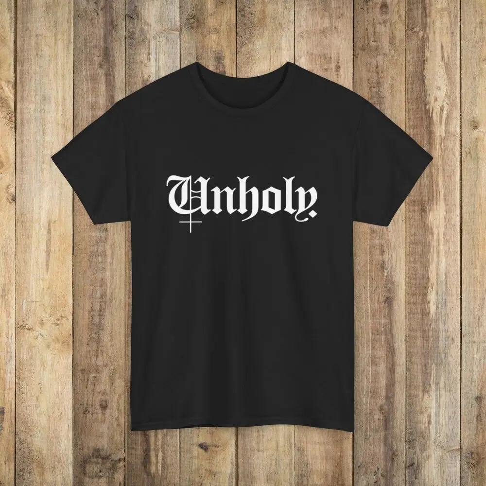 UNHOLY Adult unisex T-shirt occult pagan wiccan black metal  Tees High Quality 100%Cotton Short Sleeve