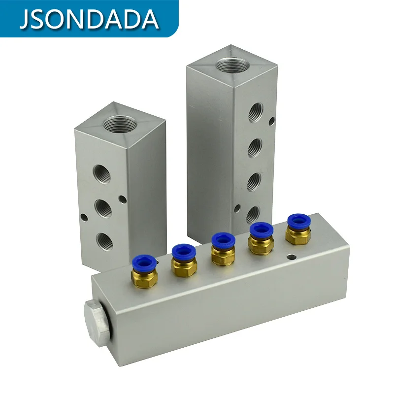 Manifolds diverters air distribution blocks  air source distributors with 1/4”1/2” BSP threads