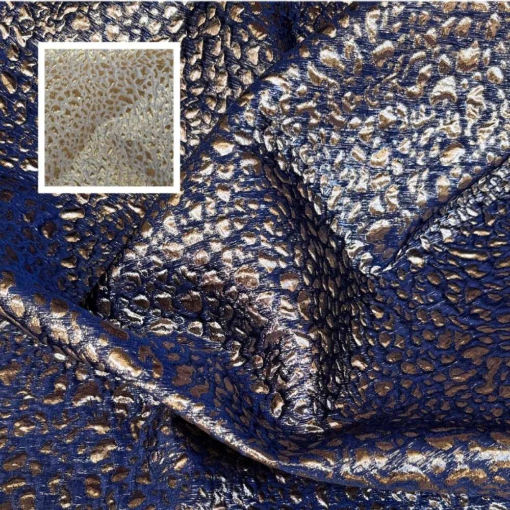 

Leopard Print Yarn Dyed Bright Thread Jacquard Fabric Autumn Winter Skirts Fashion Clothing Designer for Diy Sewing Cloth