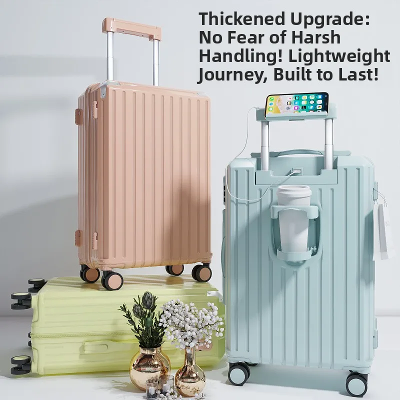 large-capacity-20-inch-carry-on-suitcase-retro-rock-casual-travel-bag-for-men-and-women-with-aluminum-alloy-handle-and-tsa-pa