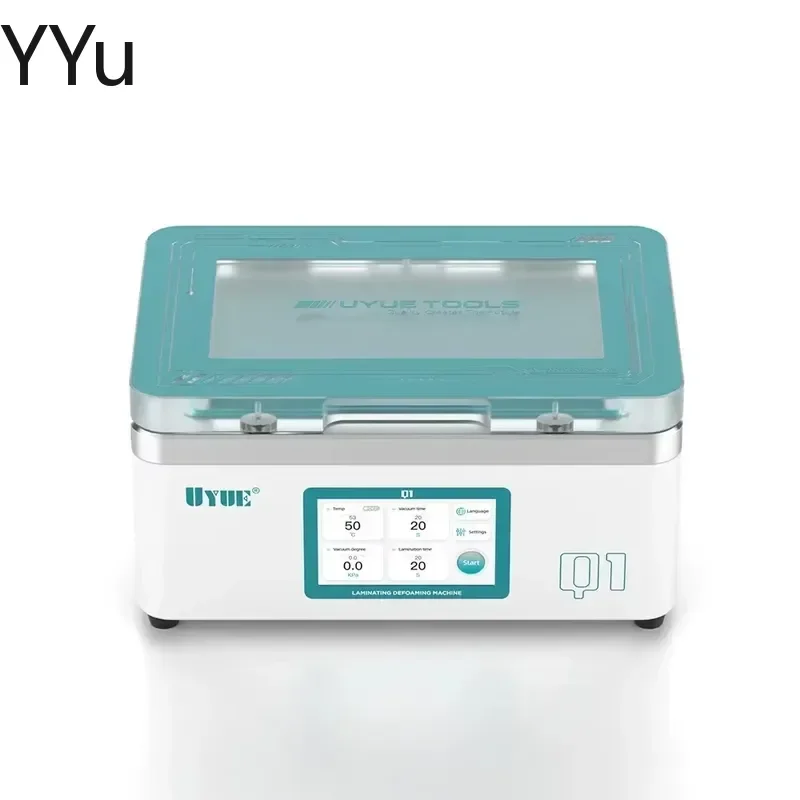 custom for UYUE Q1 9 Inch LCD Screen OCA Laminating Machine With Built In Air Compressor For Phone Flat Curved Glass Repair