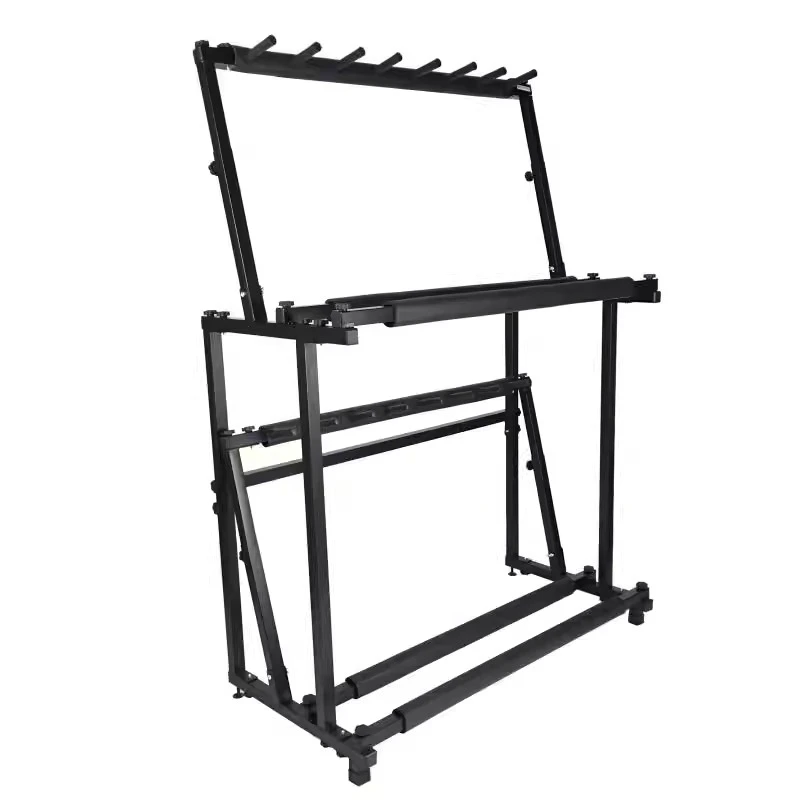 Double-layer badminton racket display rack, tennis racket shelf rack