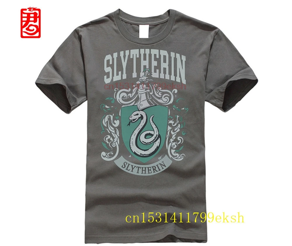 custom printed cotton O neck T-shirt best selling Slytherins T Shirt