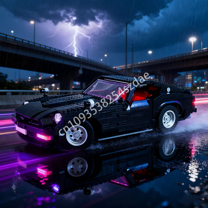 

1250pcs MOC Datsun Fairlady Carsed Model Building Blocks Christmas Gift Construction Toy DIY Creative Education Brick Birthday